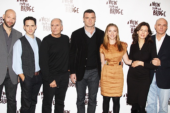 A View from the Bridge Event - Corey Stoll - Santino Fontana - Michael Cristofer - Liev Schreiber - Scarlett Johansson - Jessica Hecht - Gregory Mosher