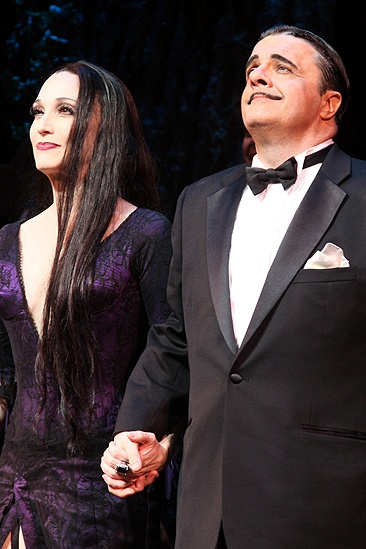 Addams Family Chicago opening – cc – Bebe Neuwirth – Nathan Lane