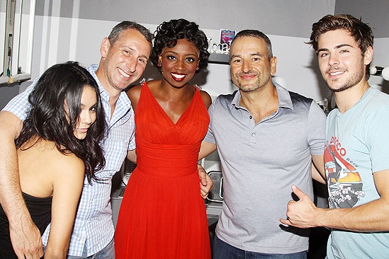 Zac Efron and Vanessa Hudgens at Memphis – Vanessa Hudgens – Adam Shankman – Montego Glover – Joe DiPietro