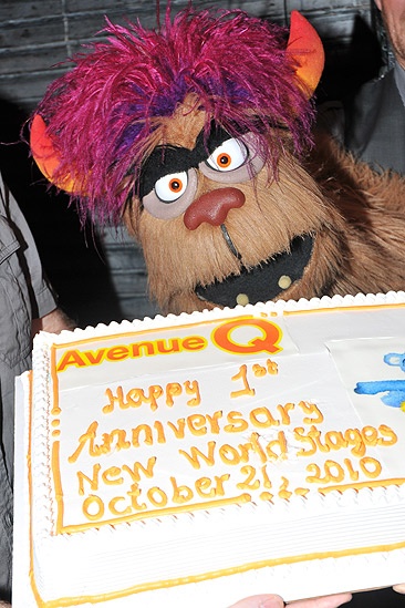 Avenue Q off bway anniversary – Trekkie Monster