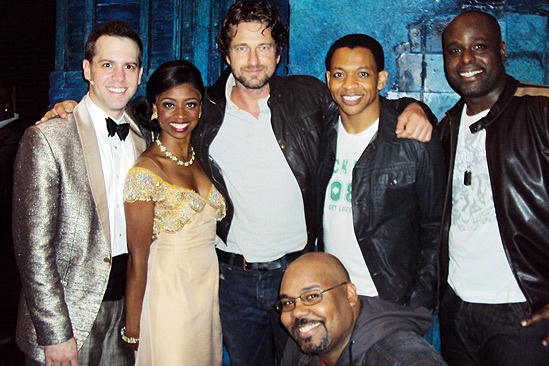Gerard Butler at Memphis – Brad Bass – Montego Glover – Gerard Butler – James Monroe Iglehart – Derrick Baskin – J. Bernard Calloway