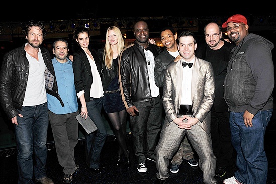 Gerard Butler at Memphis – group shot