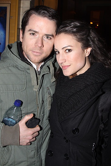 Spiderman preview -   Christian Campbell and wife America Olivo