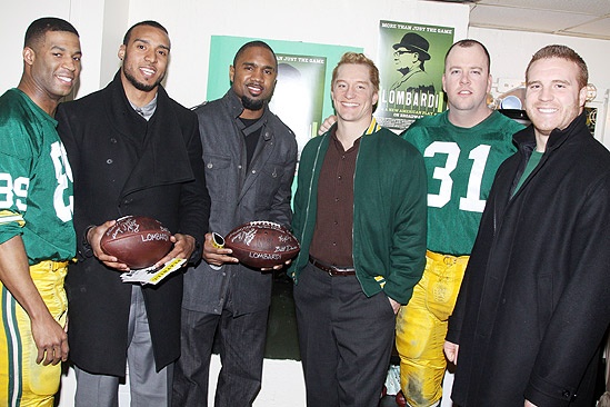 Lombardi Real Packers – Robert Christopher Riley – Ryan Grant – Charles Woodson – Bill Dawes- Chris Sullivan – John Kuhn