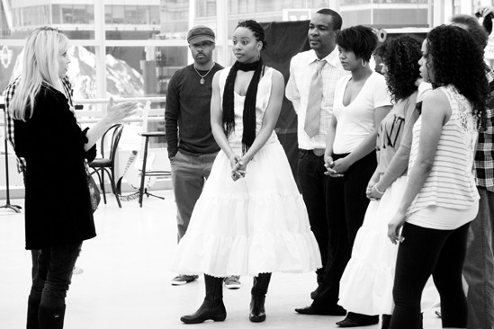 Baby It’s You Rehearsal – Birgitte Mutrux – ensemble