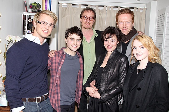 Tori Spelling Visits Daniel Radcliffe – Freddie Stroma – Daniel Radcliffe – David Thewlis – Helen McCrory – Damian Lewis – Evanna Lynch 
