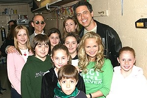 Ray Romano at Wicked - Joel Grey - Ray Romano - Kristin Chenoweth - kids