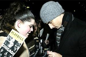 Kevin Richardson 1st Chicago Perf - Kevin Richardson with fan