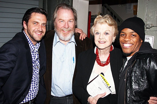 Angela Lansbury and Raul Esparza at Superior Donuts – Raul Esparza – Michael McKean – Angela Lansbury – Jon Michael Hill