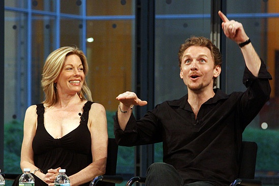 Next to Normal Times Talks Event – Marin Mazzie – Jason Danieley (pointing)