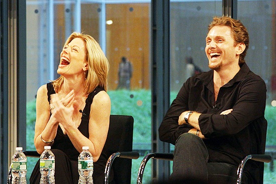 Next to Normal Times Talks Event – Marin Mazzie – Jason Danieley (laughing)