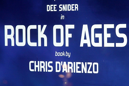 Dee Snider Rock of Ages opening night – poster