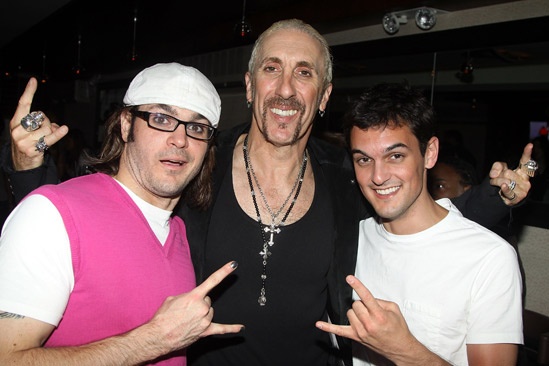 Dee Snider Rock of Ages opening night – Mitchell Jarvis – Dee Snider – Wesley Taylor