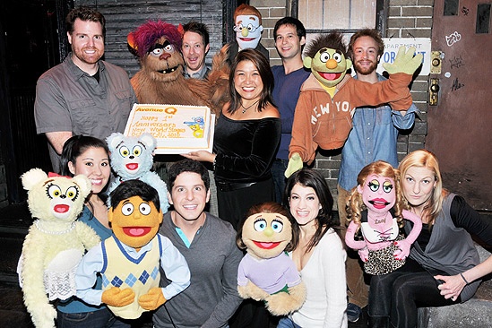 Avenue Q off bway anniversary – cast