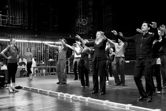 Anything Goes in Rehearsal – Sutton Foster – Kathleen Marshall