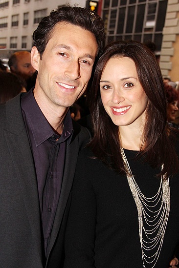 Catch Me If You Can Opening Night – Aaron Lazar – wife LeAnn