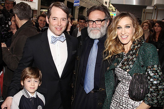 Catch Me If You Can Opening Night – Matthew Broderick – Sarah Jessica Parker – James Wilkie Broderick – Robin Williams
