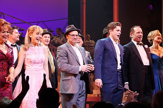 Catch Me If You Can Opening Night – curtain call group