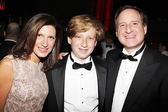 Catch Me If You Can Opening Night – Stacey Mindich – husband – son 