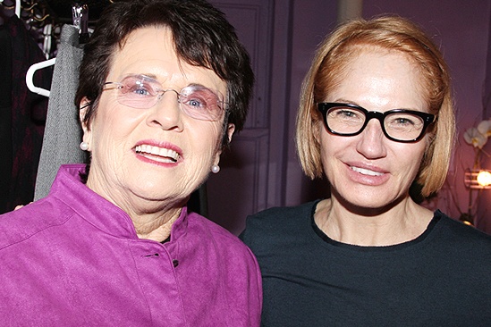 Billie Jean King at The Normal Heart – Billie Jean King – Ellen Barkin 