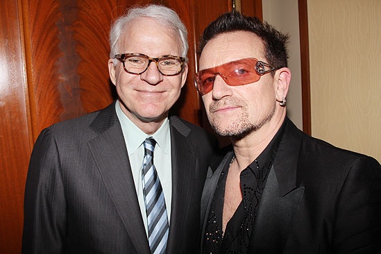 Spider-Man opening – Steve Martin – Bono