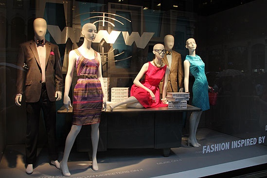 How to Succeed Stars at Lord & Taylor – window 1