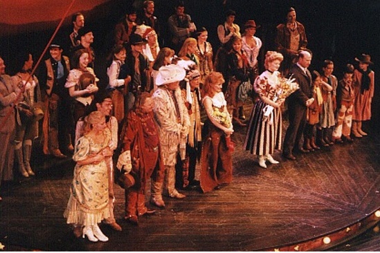 Nick Jonas On Stage – Annie Get Gun curtain call