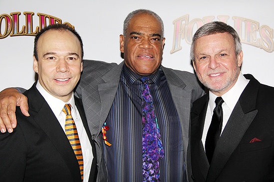 <i>Follies</i> opening night – Danny Burstein – Frederick Strother – Ron Raines