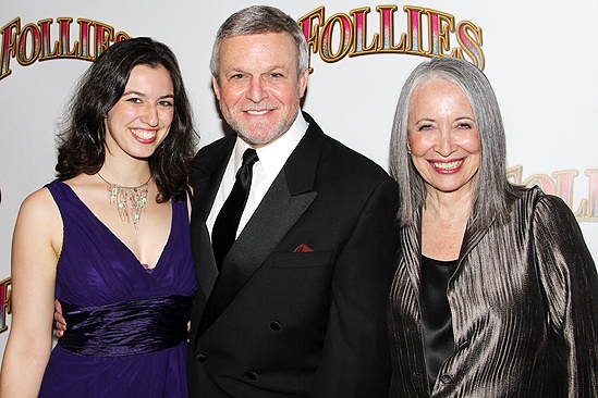 <i>Follies</i> opening night – Ron Raines and family