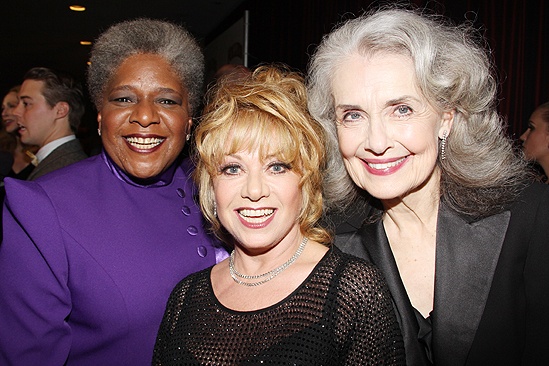 <i>Follies</i> opening night – Terri White – Elaine Paige – Mary Beth Peil