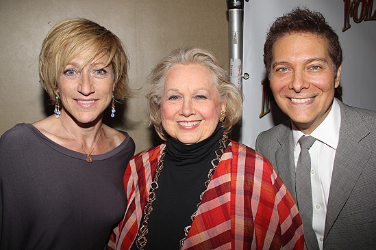 <i>Follies</i> opening night – Edie Falco – Barbara Cook – Michael Feinstein 