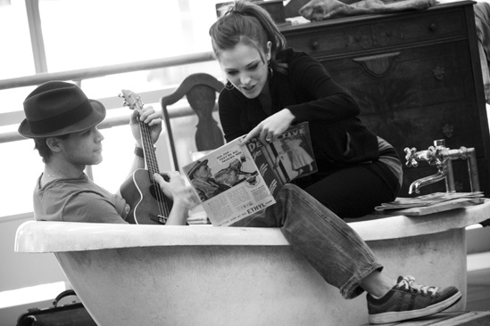 <i>Bonnie & Clyde</i> Rehearsal -   Jeremy Jordan – Laura Osnes 