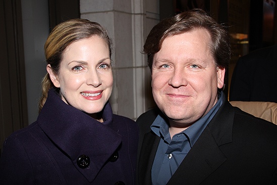 Venus in Fur Broadway Opening Night – David Lindsay-Abaire – wife Christine