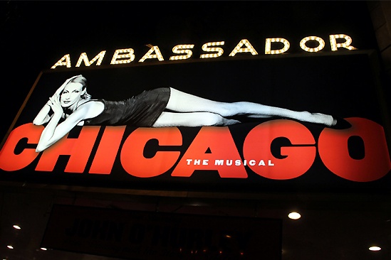 Chicago 15th Broadway Anniversary – marquee