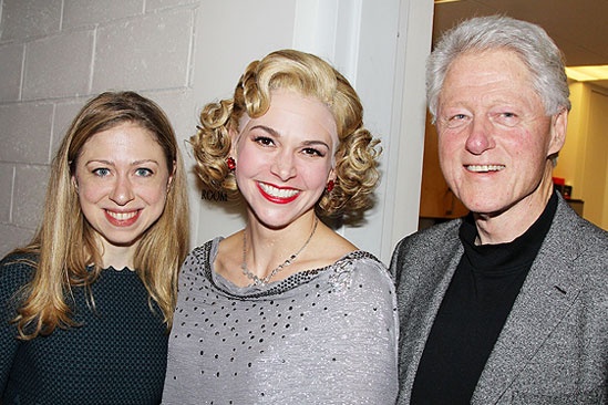 Anything Goes – Bill Clinton Visit – Chelsea Clinton – Sutton Foster – Bill Clinton
