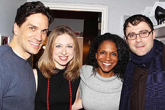Porgy and Bess- Will Swenson, Audra McDonald, Chelsea Clinton, and Marc Mezvinsky 