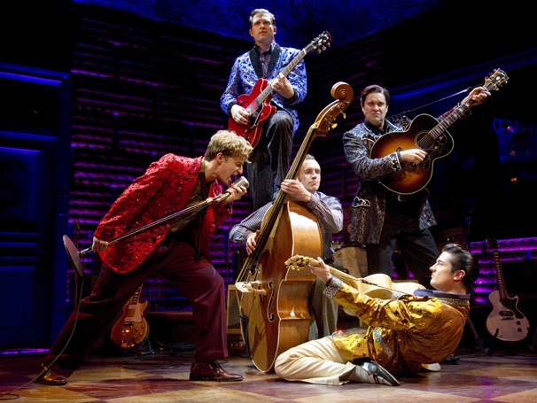 Show Photos - Million Dollar Quartet - Eric Stang - Robert Britton Lyons - Lance Guest - Eddie Clendening