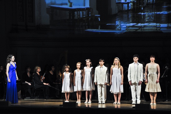 Sound of Music at Carnegie Hall – Laura Osnes – kids