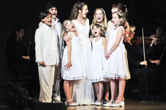 Sound of Music at Carnegie Hall – Laura Osnes – children