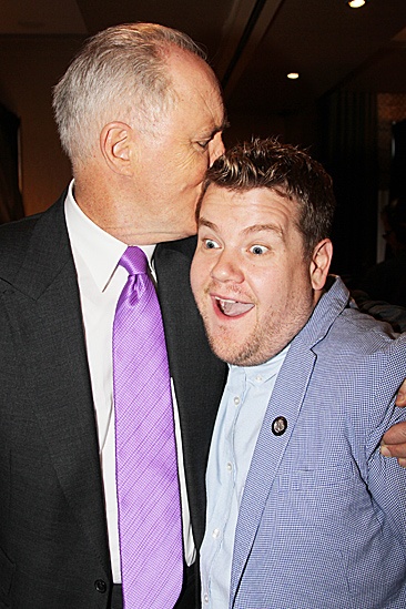 2012 Tony Brunch – John Lithgow – James Corden (kiss)