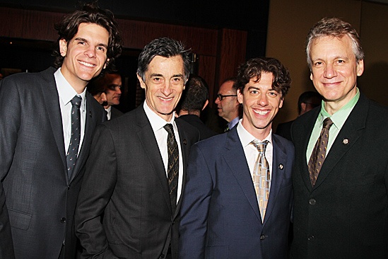 2012 Tony Brunch – Alex Timbers – Roger Rees – Christian Borle – Rick Elice