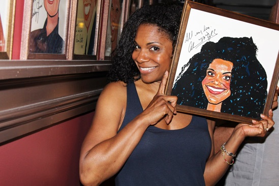 Norm Lewis portrait at Sardi’s – Audra McDonald