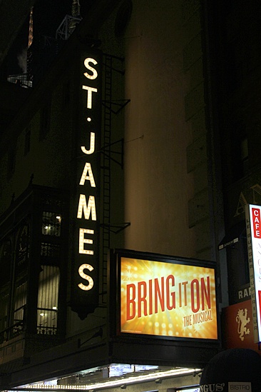 Bring It On Opening Night – Marquee