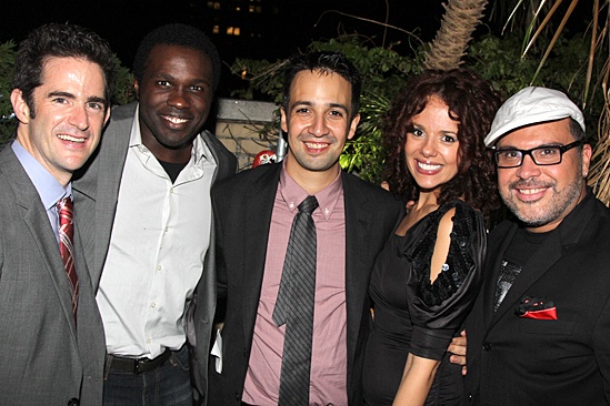 Bring It On Opening Night – Andy Blankenbuehler – Joshua Henry – Lin-Manuel Miranda - Janet Dacal – Eliseo Roman