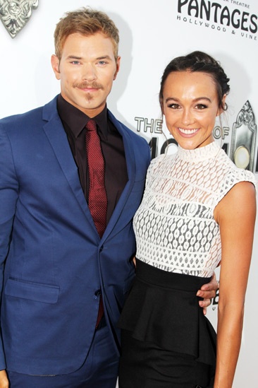 ‘Book of Mormon’ LA Opening—Kellan Lutz—Sharni Vinson