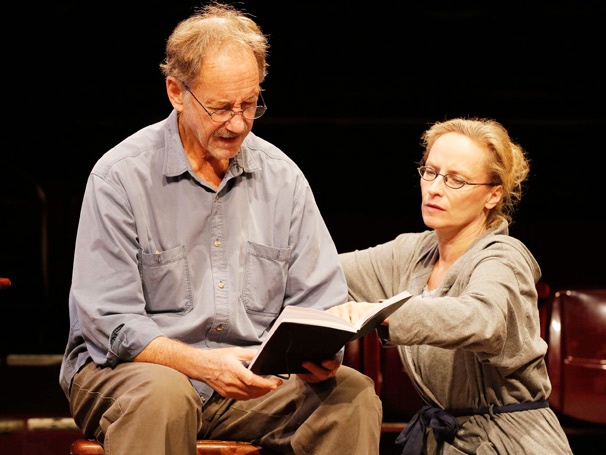 Show Photos- Sorry- Jon DeVries as Benjamin Apple and Laila Robins as Marian Apple Platt