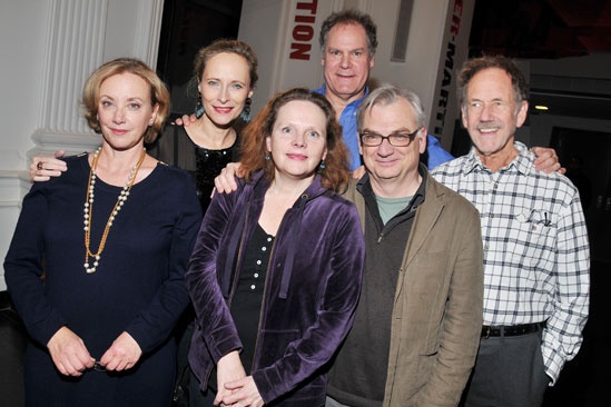'Sorry' Opening Night — J. Smith-Cameron — Laila Robins — Jay O. Sanders — Maryann Plunkett — Jon DeVries — Richard Nelson