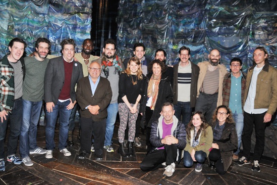 Danny DeVito and Rhea Perlman at Peter and the Starcatcher – group shot