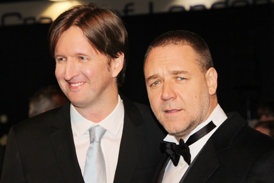 Les Miserables London premiere – Tom Hooper – Russell Crowe