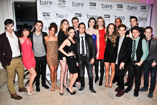 Bare – Opening Night – cast